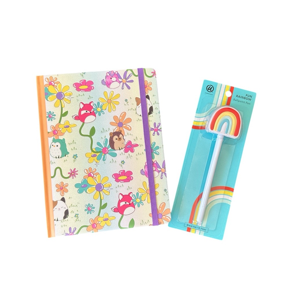 Squishmallows Journal + Cute U Brands Pen